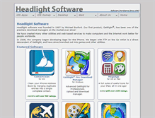 Tablet Screenshot of headlightinc.com